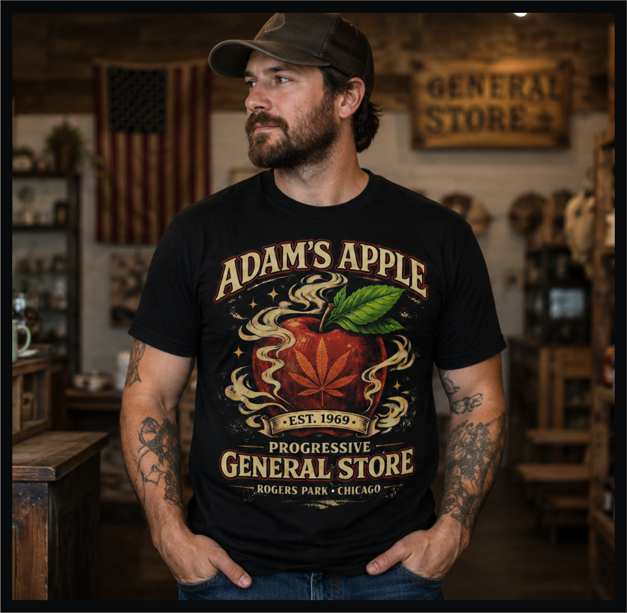 Adam's Apple –  General Store - Chicago T-Shirt