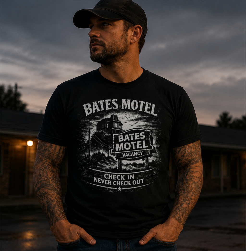 Bates Motel – Check In Never Check Out Graphic Tee