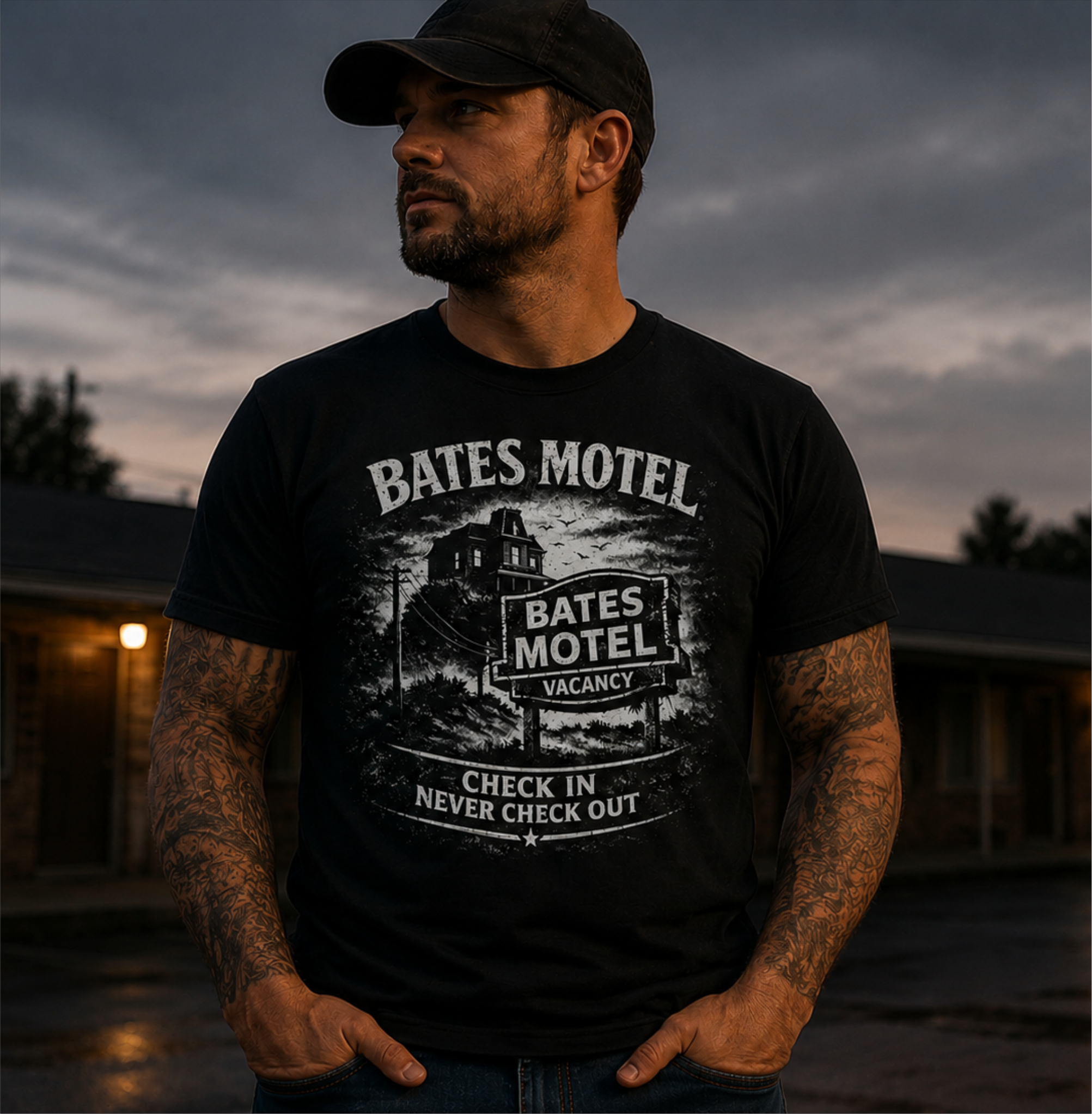 Bates Motel – Check In Never Check Out Graphic Tee