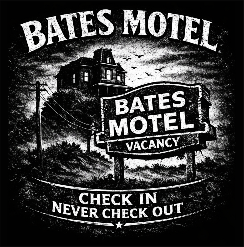Bates Motel – Check In Never Check Out Graphic Tee