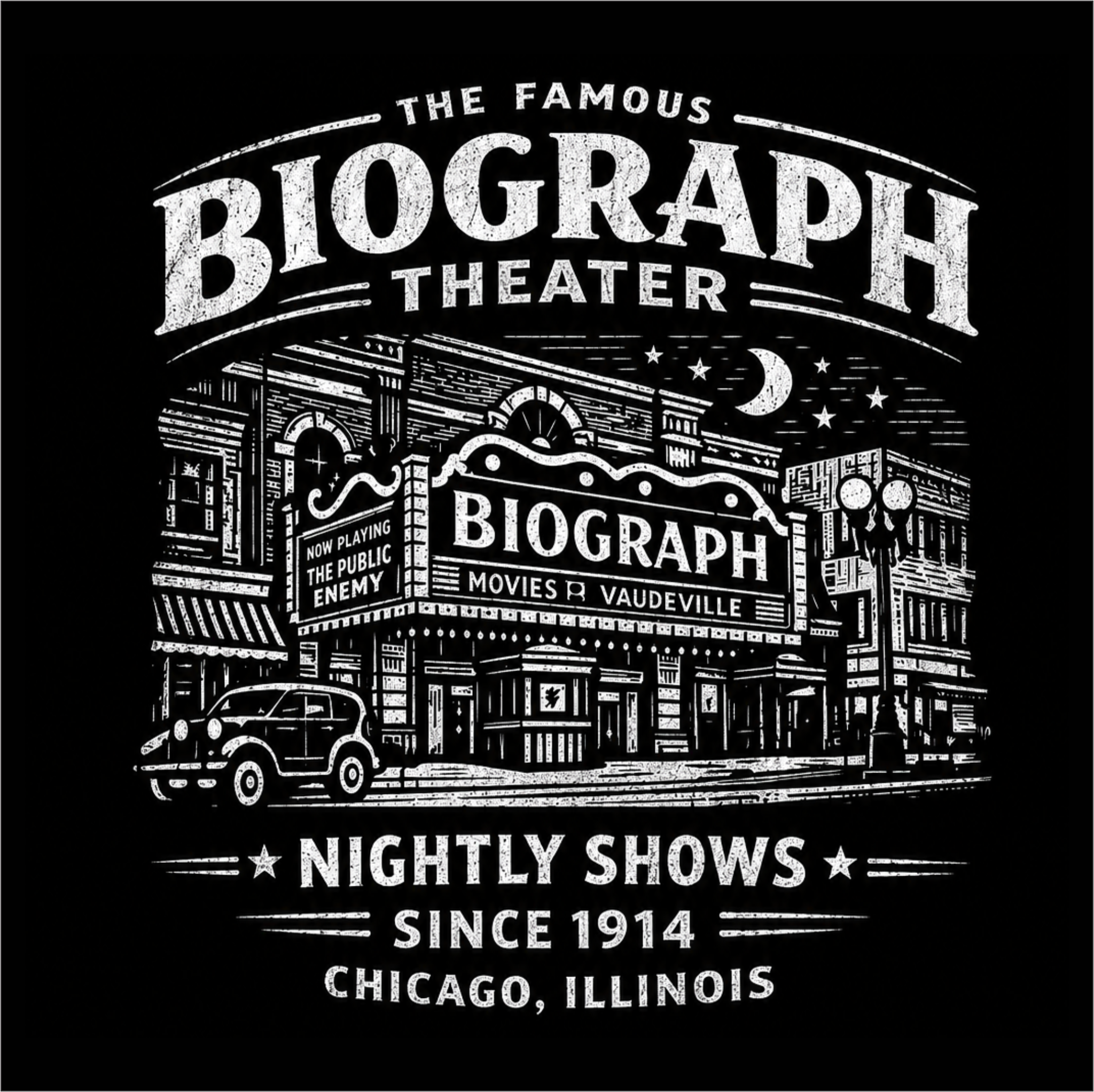 The Famous Biograph Theater Tee
