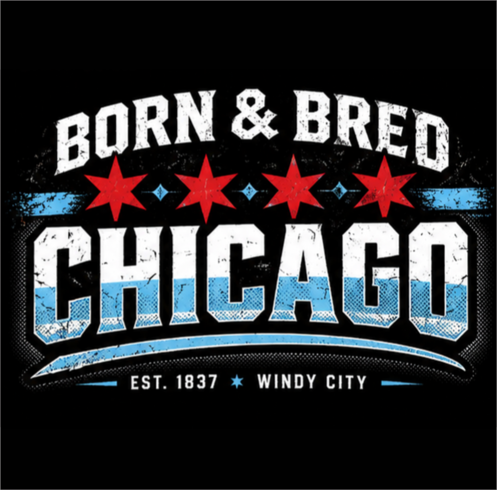 Born & Bred Chicago Graphic Tee