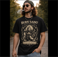 Burn Saint – Slow Burn Society Graphic Tee