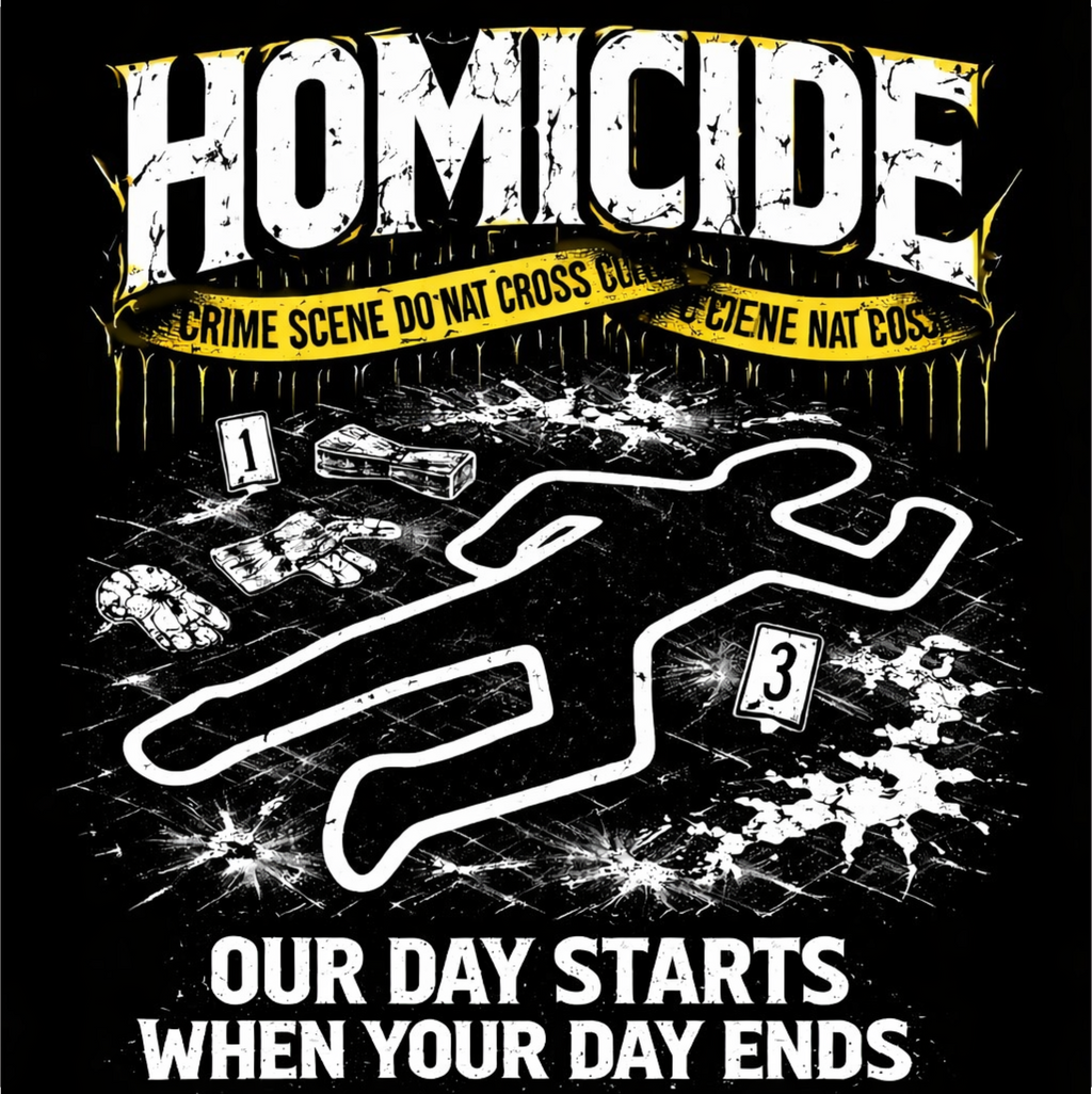Homicide – Our Day Starts When Your Day Ends T-Shirt