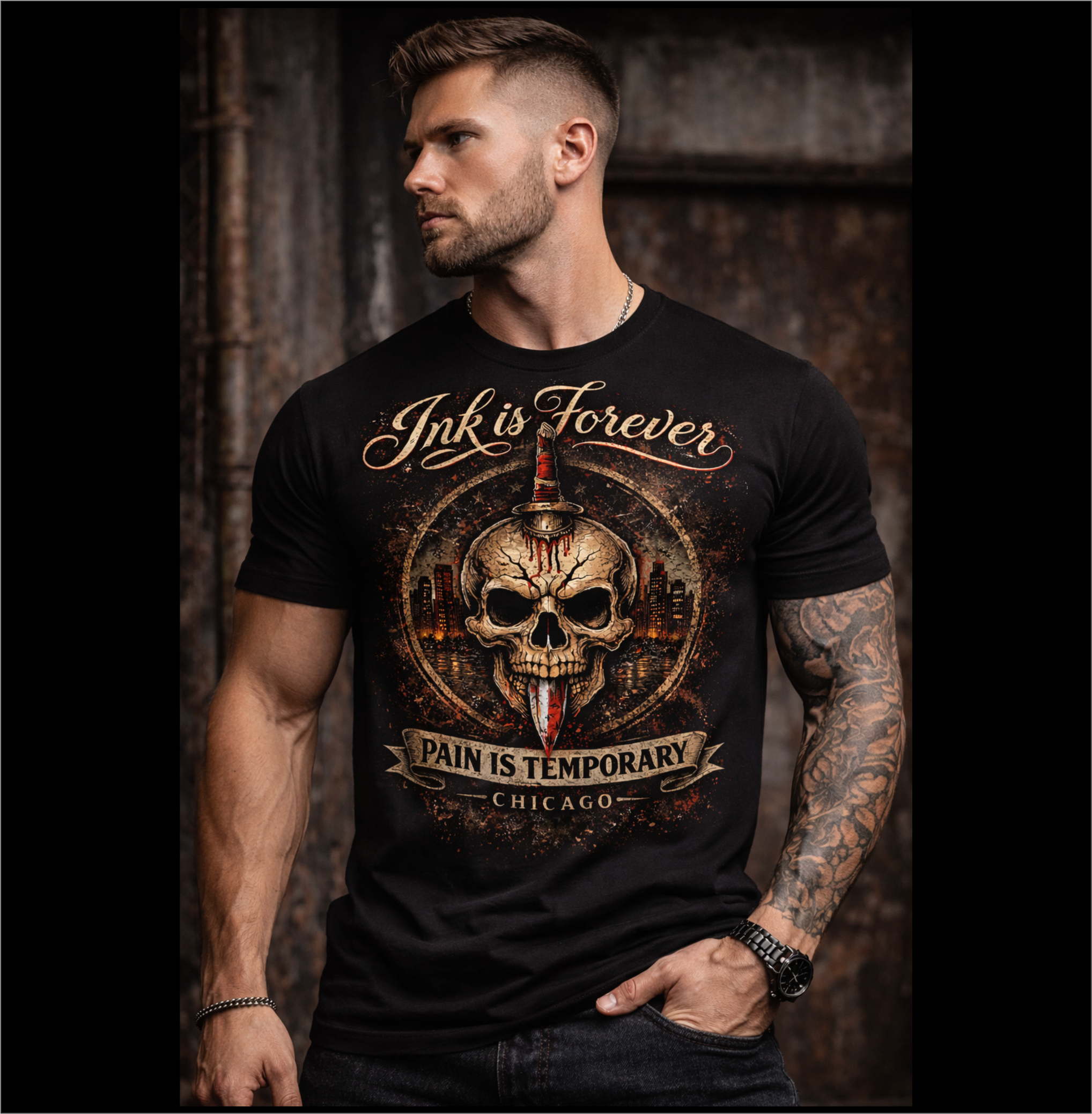 Ink is Forever, Pain is Temporary T-Shirt