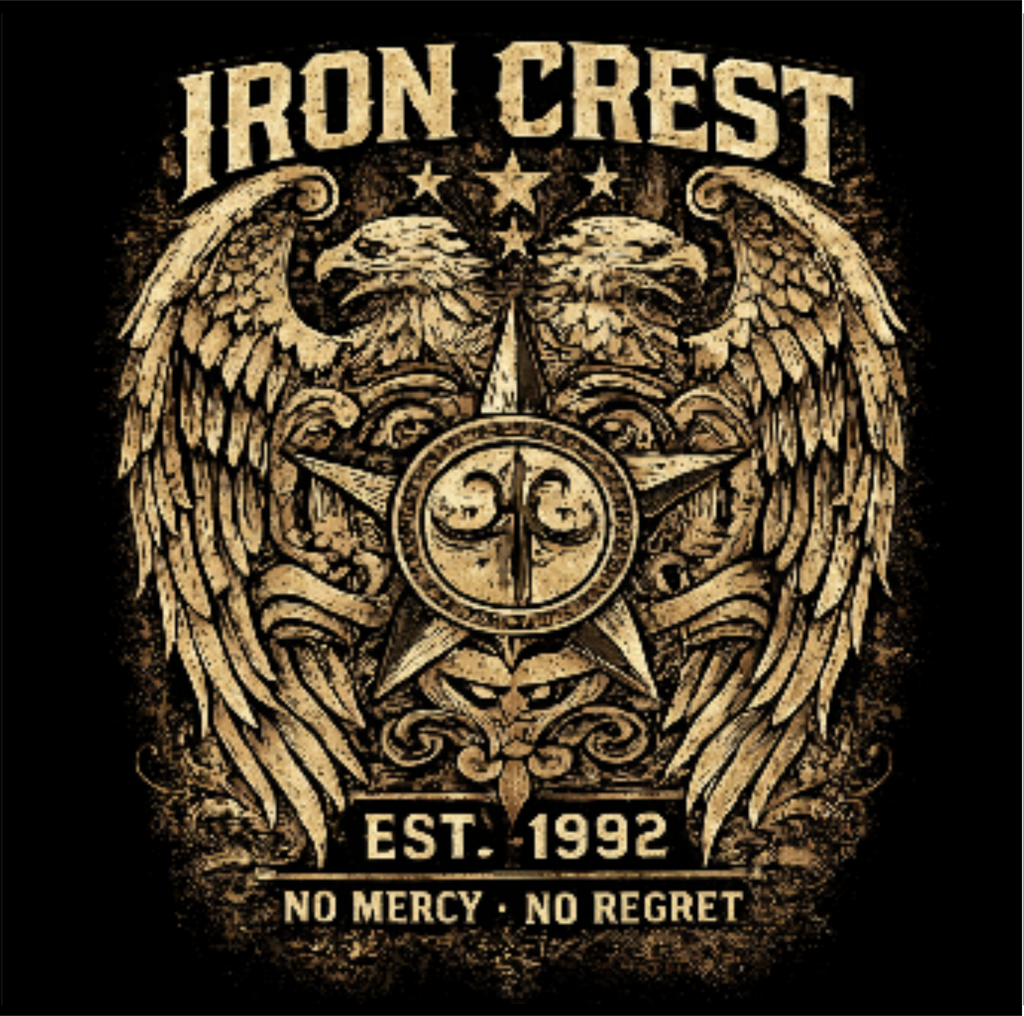Iron Crest – No Mercy No Regret T-Shirt