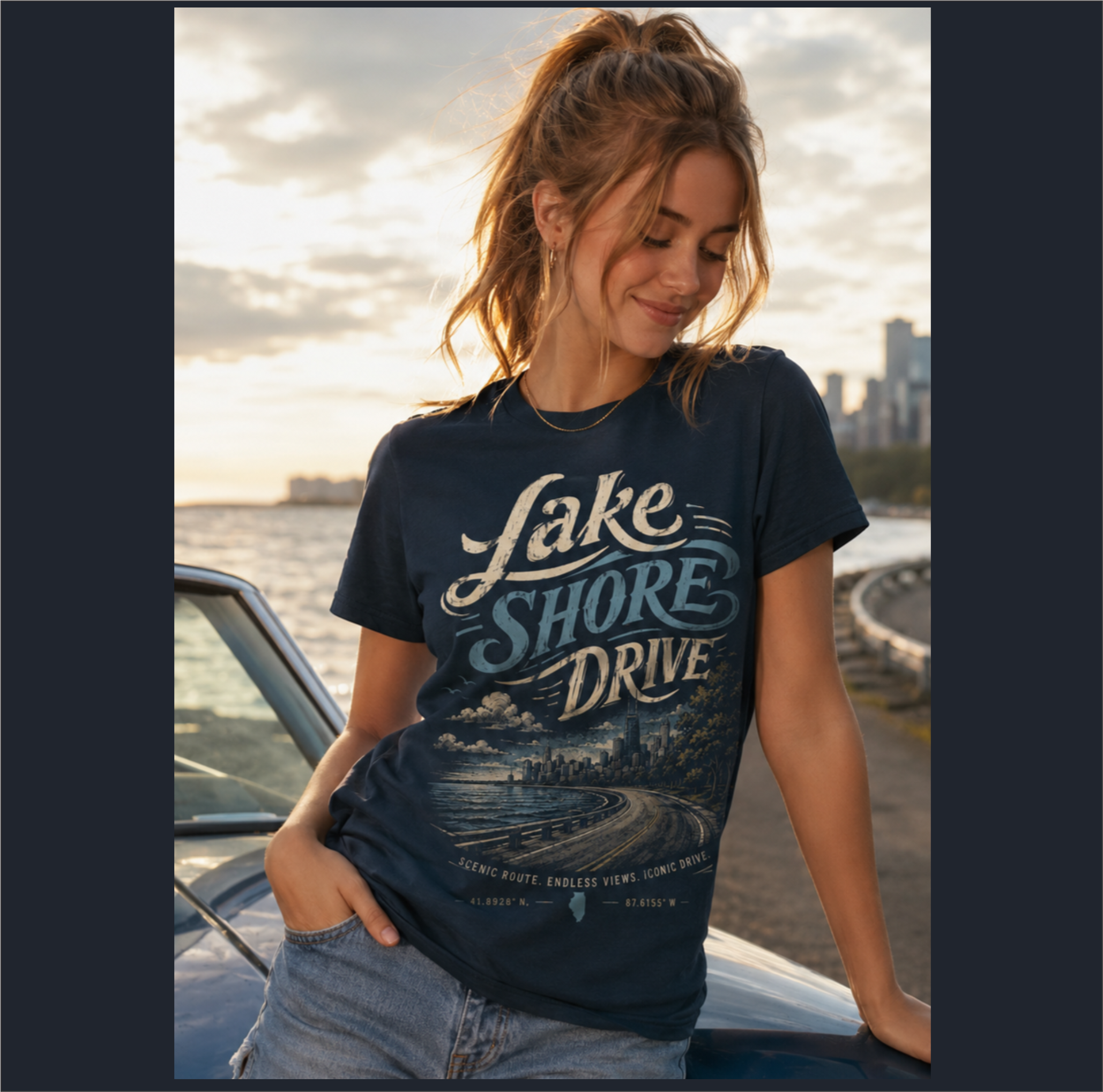 Lake Shore Drive Tee
