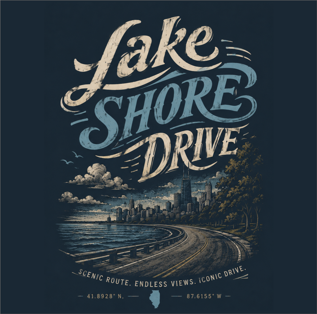 Lake Shore Drive Tee