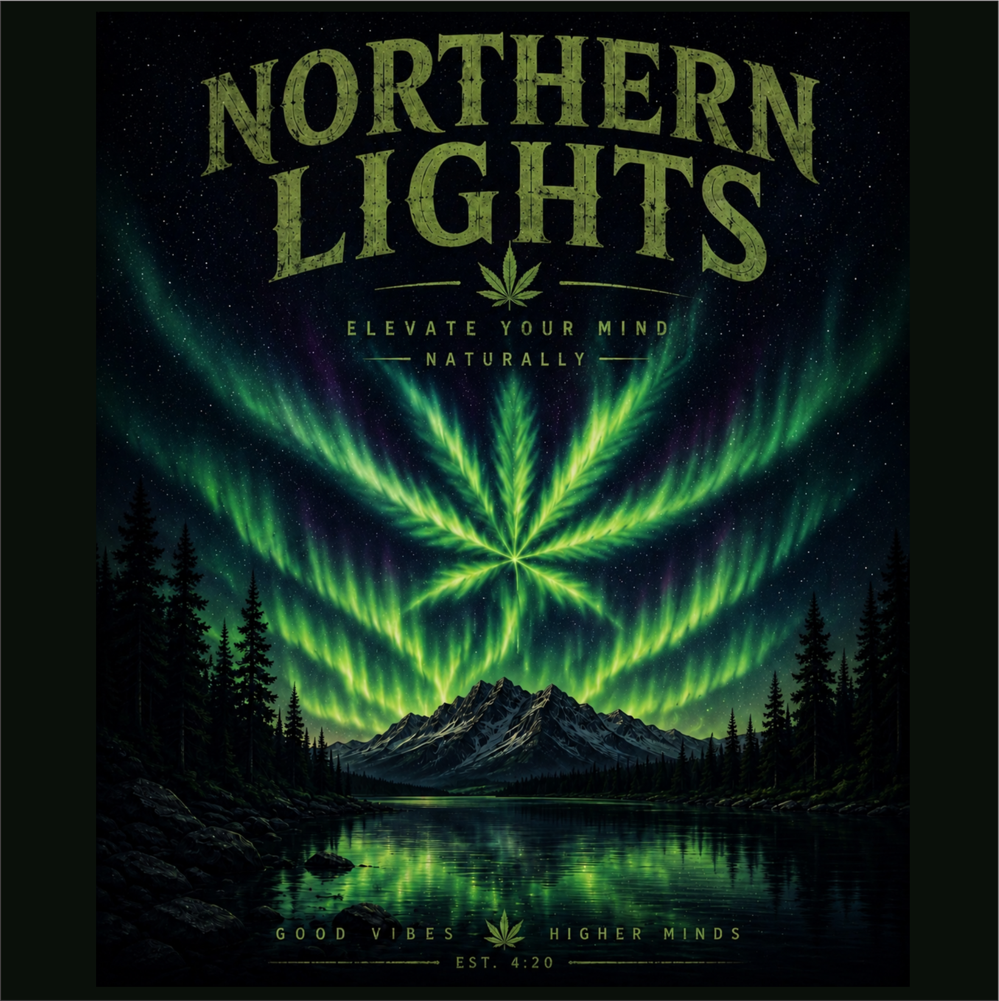 Northern Lights Graphic Tee