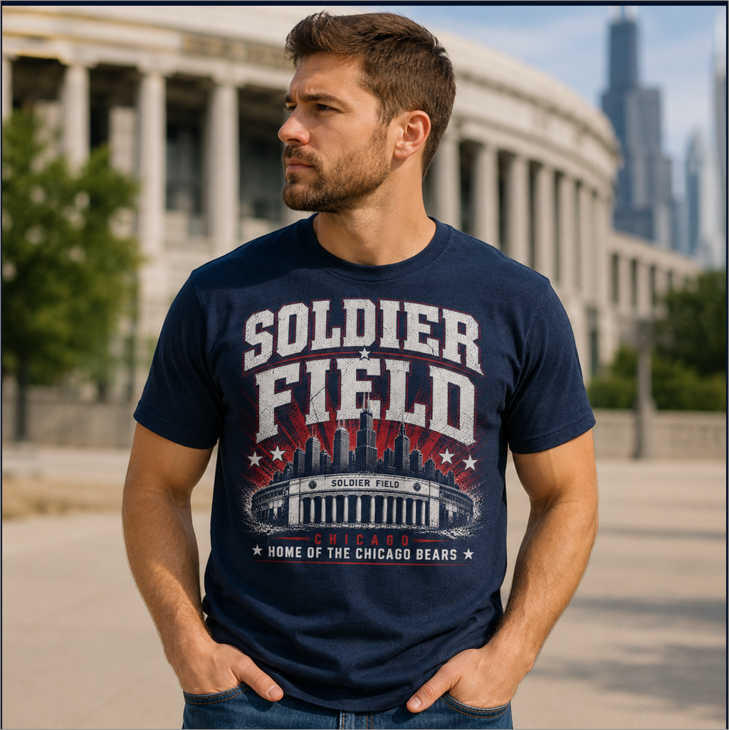 Soldier Field Chicago Graphic Tee