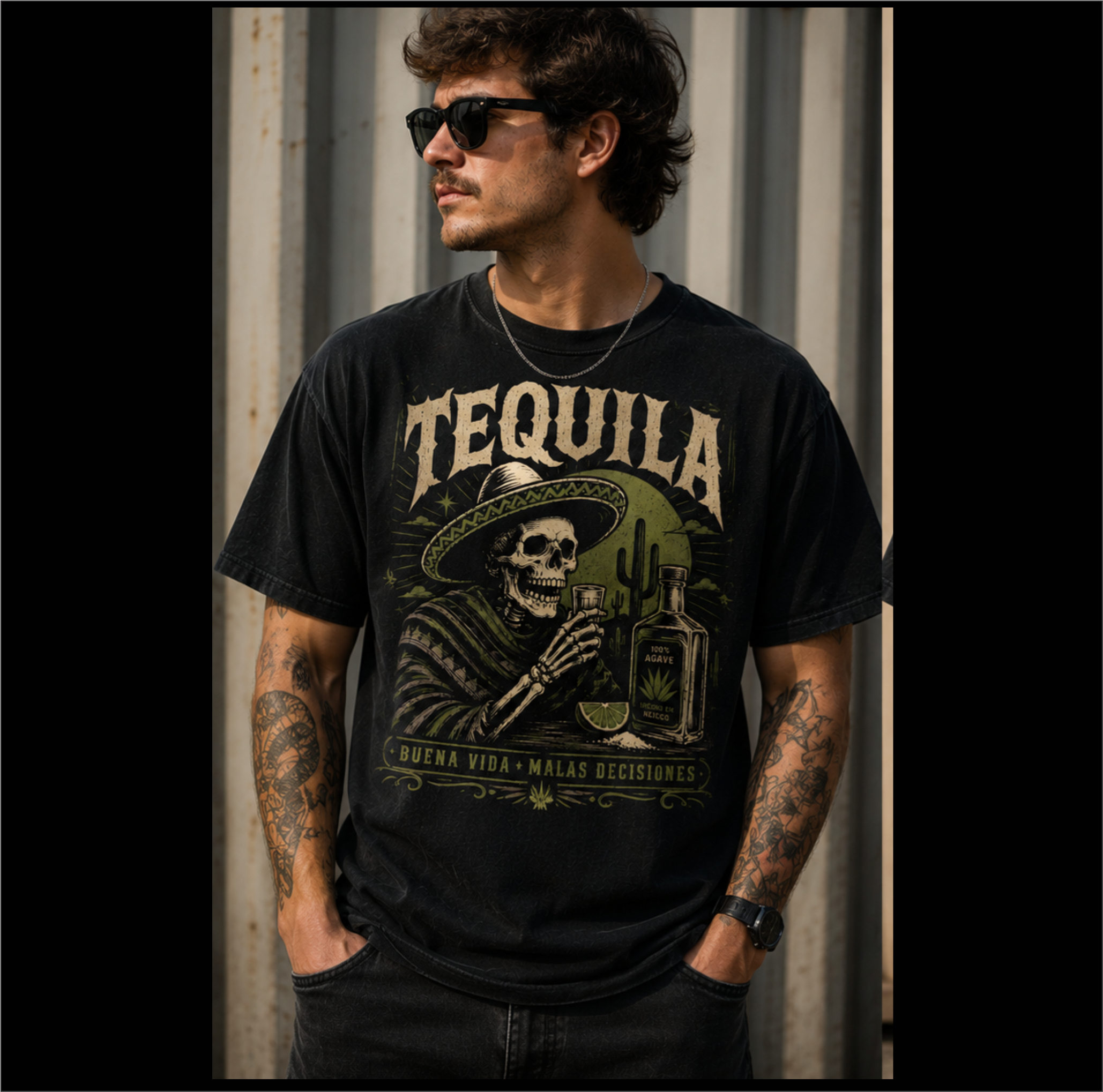 Tequila – Good life - Bad Decisions - Buena Vida - Malas Decisiones Tee