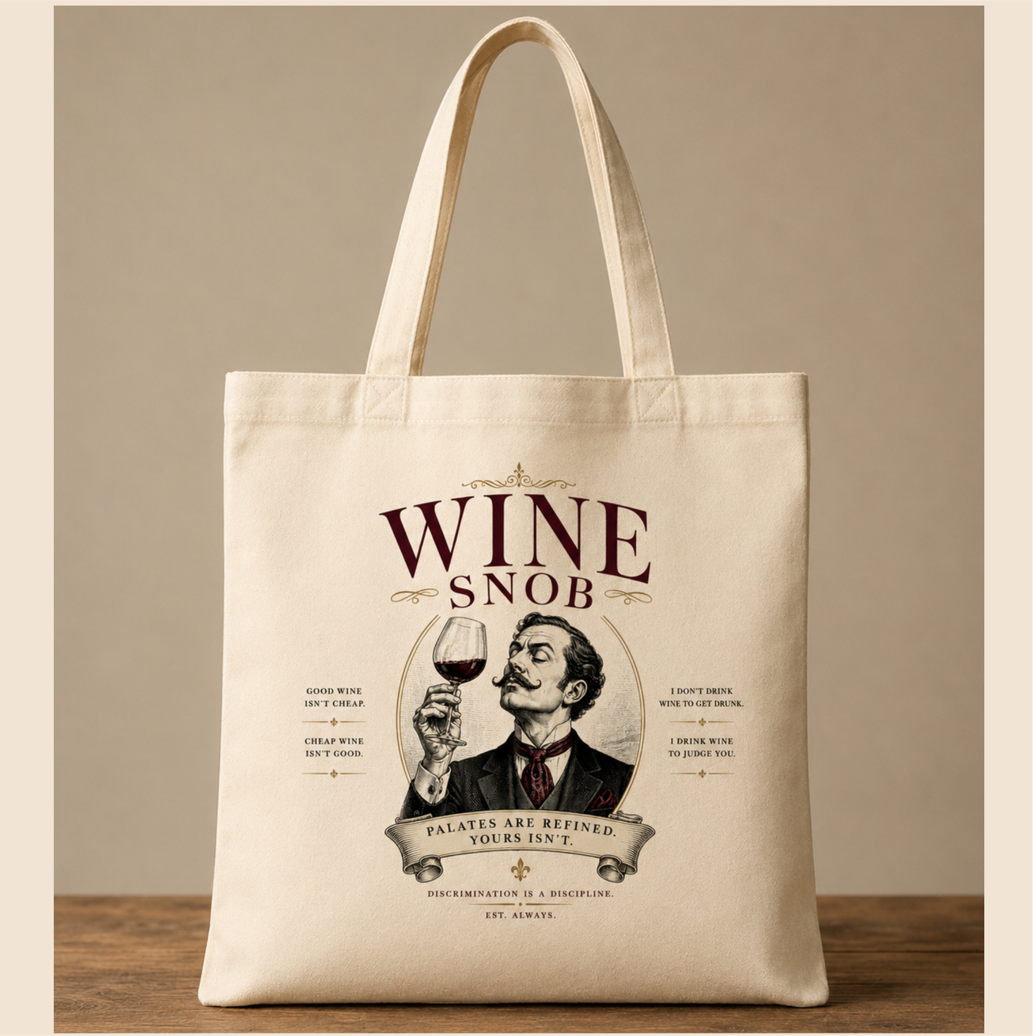 Wine Snob Tote